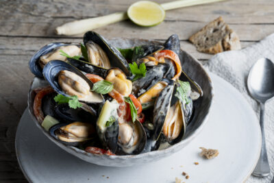 Mussels with Lemongrass and Coconut 00183