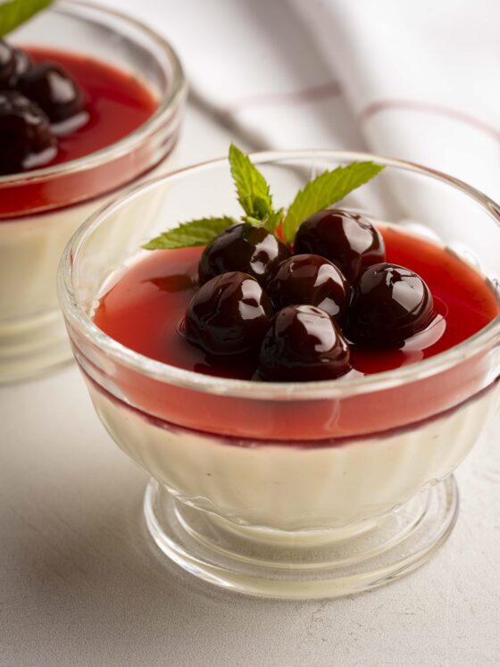 Panna Cotta Amarena Kers 8