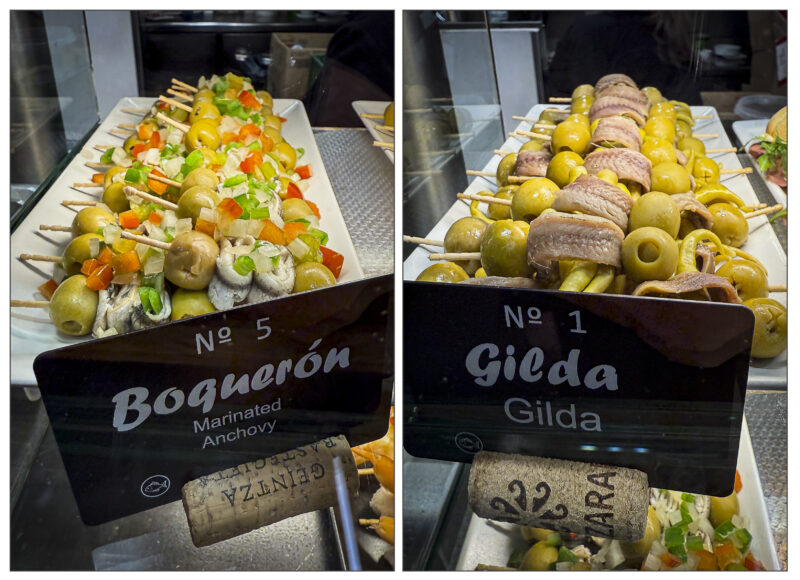 Combos Gilda and pintxo blog 8