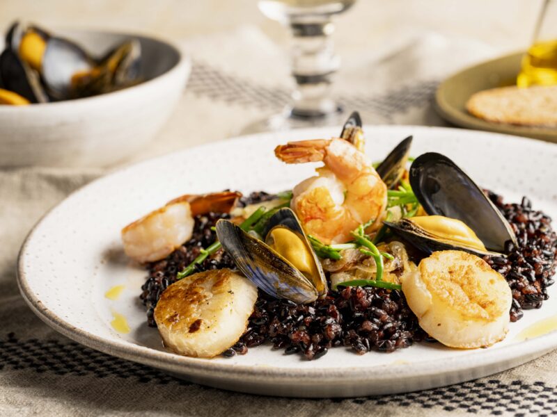 Venere Black Rice with Seafood 2