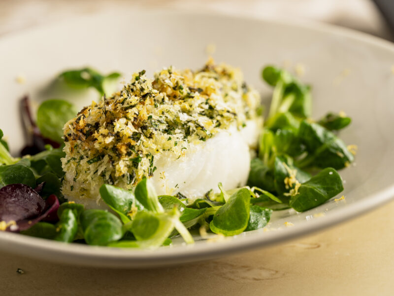 Herb Crusted Halibut 2