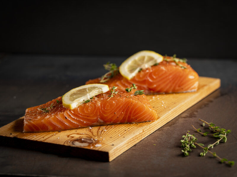 Smoked Salmon on Cedar 15