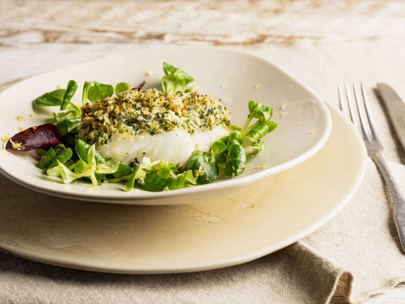 Herb Crusted Halibut 8
